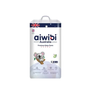 Aiwibi Premium Baby Pants S – 52 pcs | Soft & Absorbent
