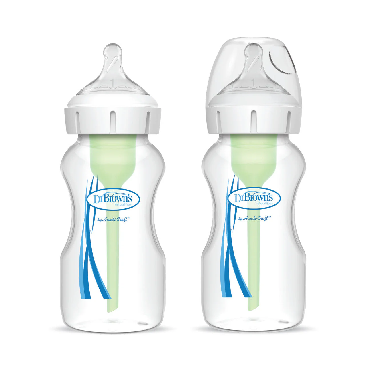DrBrown’s Wide Neck Anti-colic Feeder 270ml Twin Pack